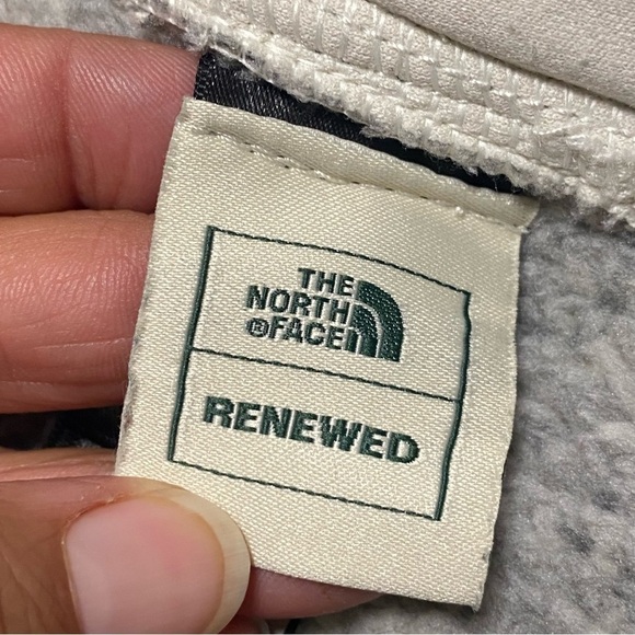 The North Face Jacket Women’s Size XS Gray Crescent Hooded Wrap Sweater Coat - Picture 13 of 17